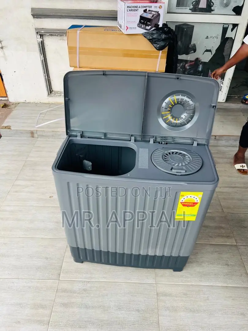 Get Nasco Semi-Automatic Washing Machine(Twin Tub)Gray.