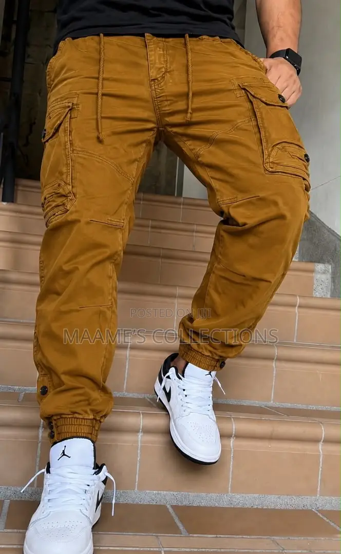 Premium Men’s Cargo Jogger Pants ( Size 30 - 38)