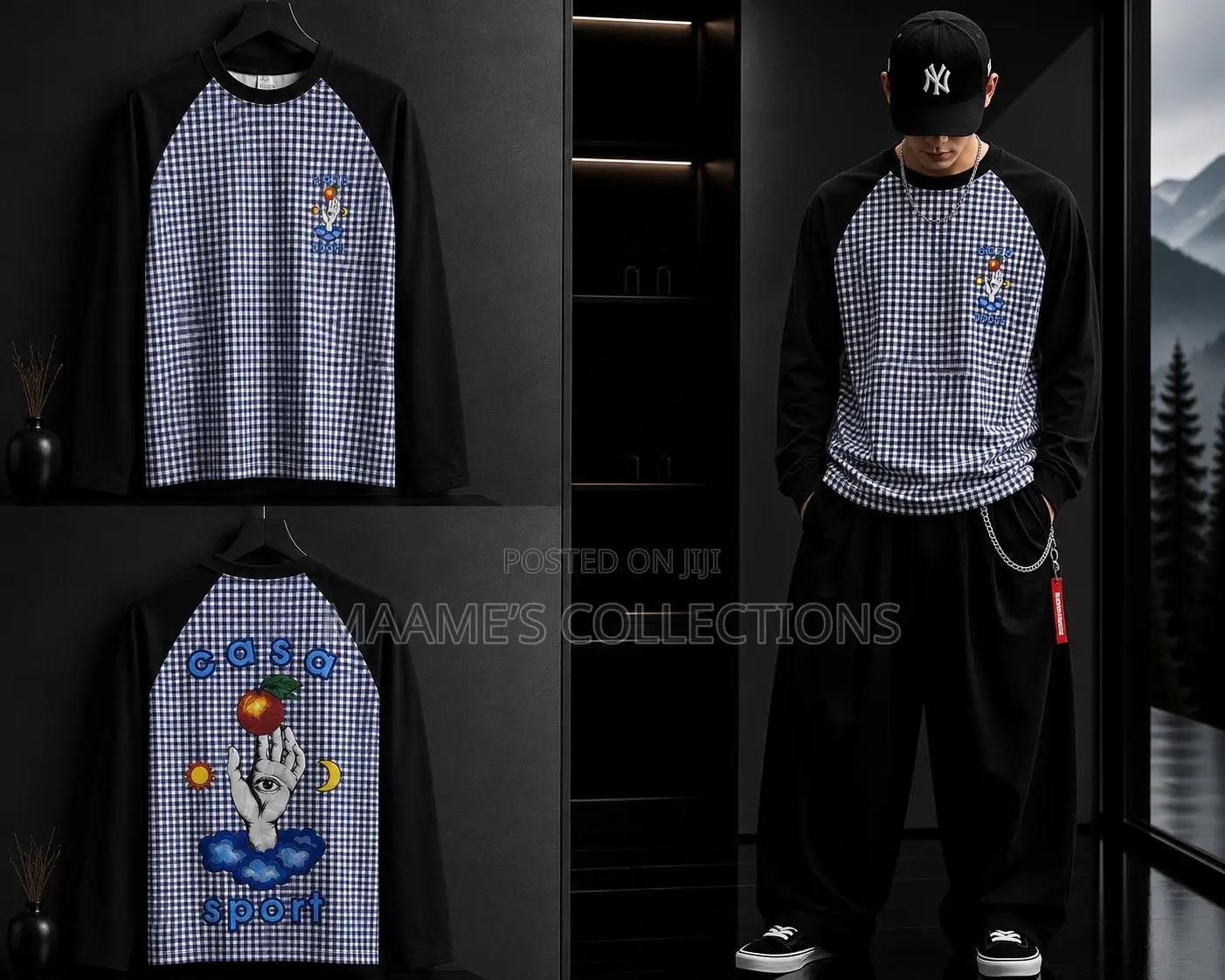 Premium Men’s Graphic Long Sleeve Streetwear T-Shirt