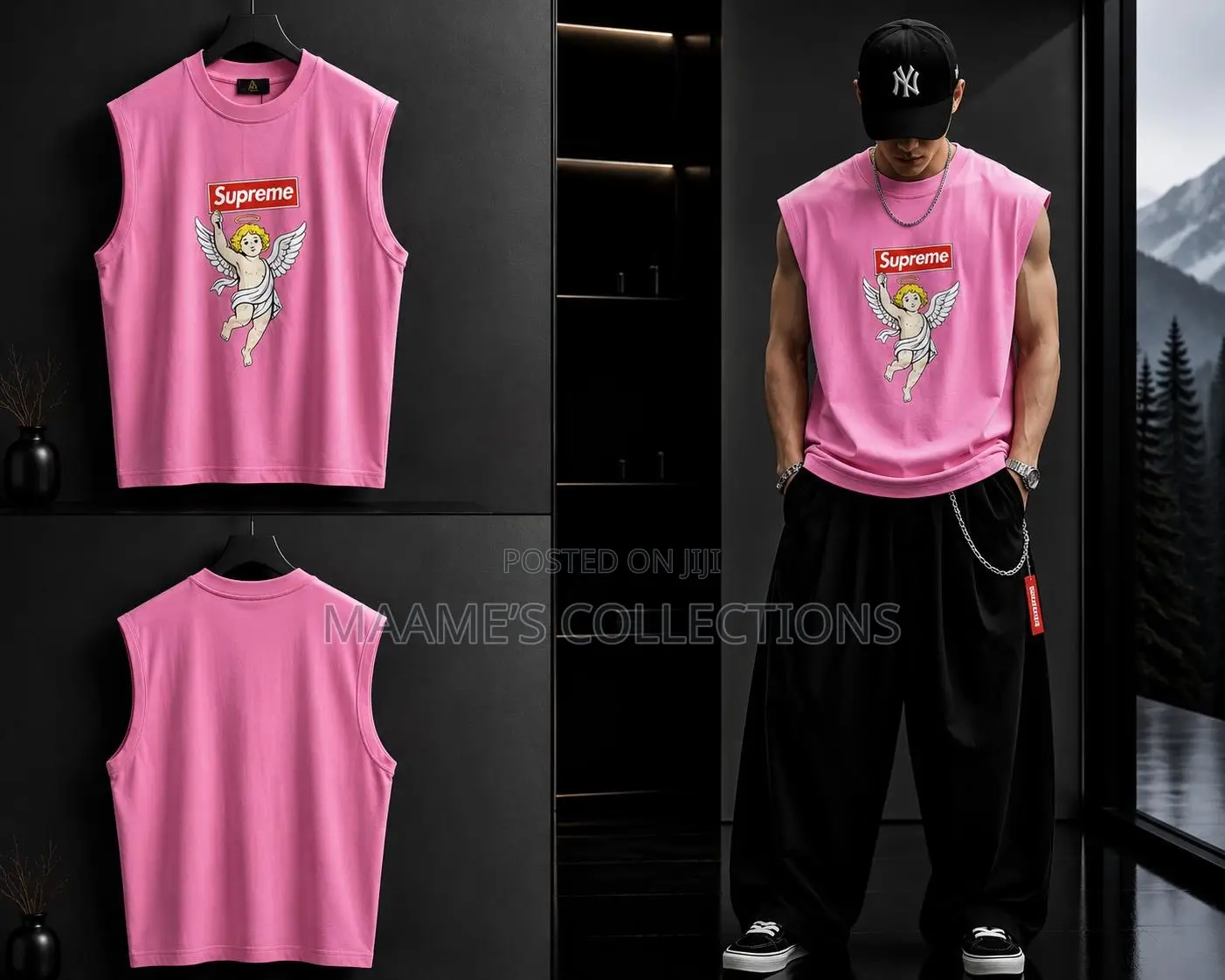 Premium Men’s Graphic Sleeveless Tank Top