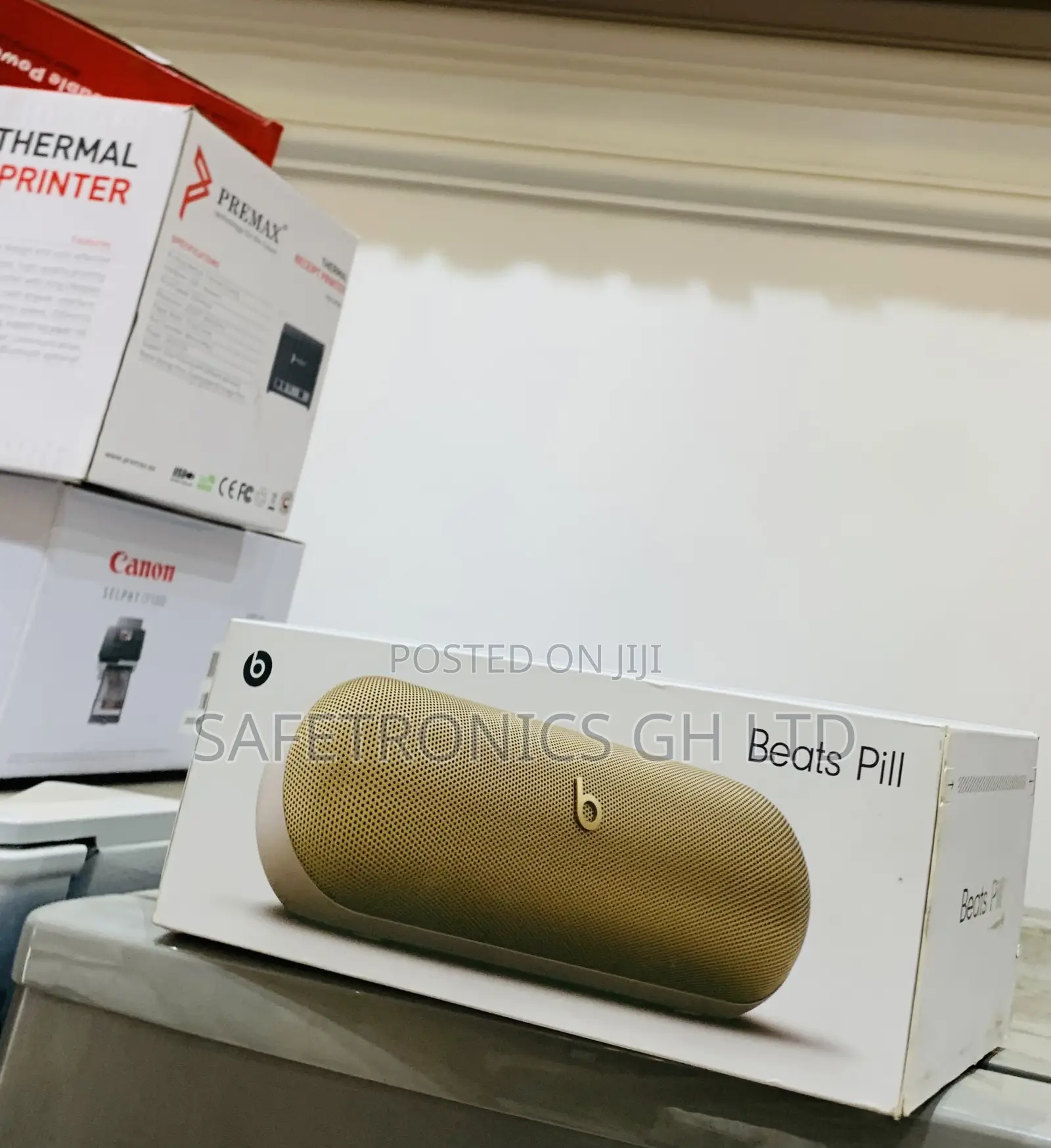 Secure Beat Pill - Portable Bluetooth Wireless Water‐Resistant Speaker