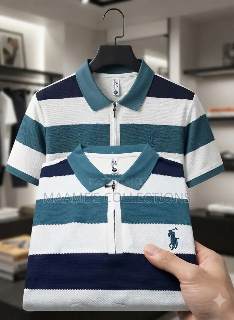 Lacoste Men’s Premium Striped Polo Shirt