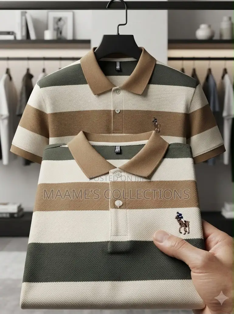 Lacoste Men’s Premium Striped Polo Shirt