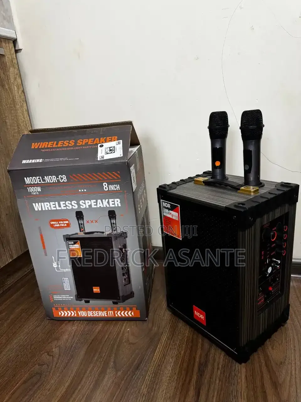 NDR-C8 8" Wireless Bluetooth Speaker – 1000W
