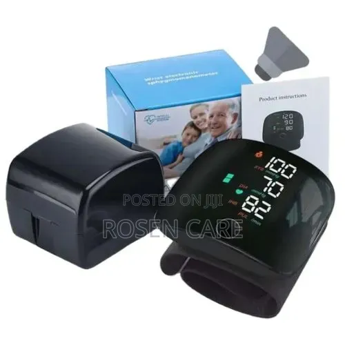Portable Wrist Blood Pressure Monitor Bp Machine Sphygmomanometer