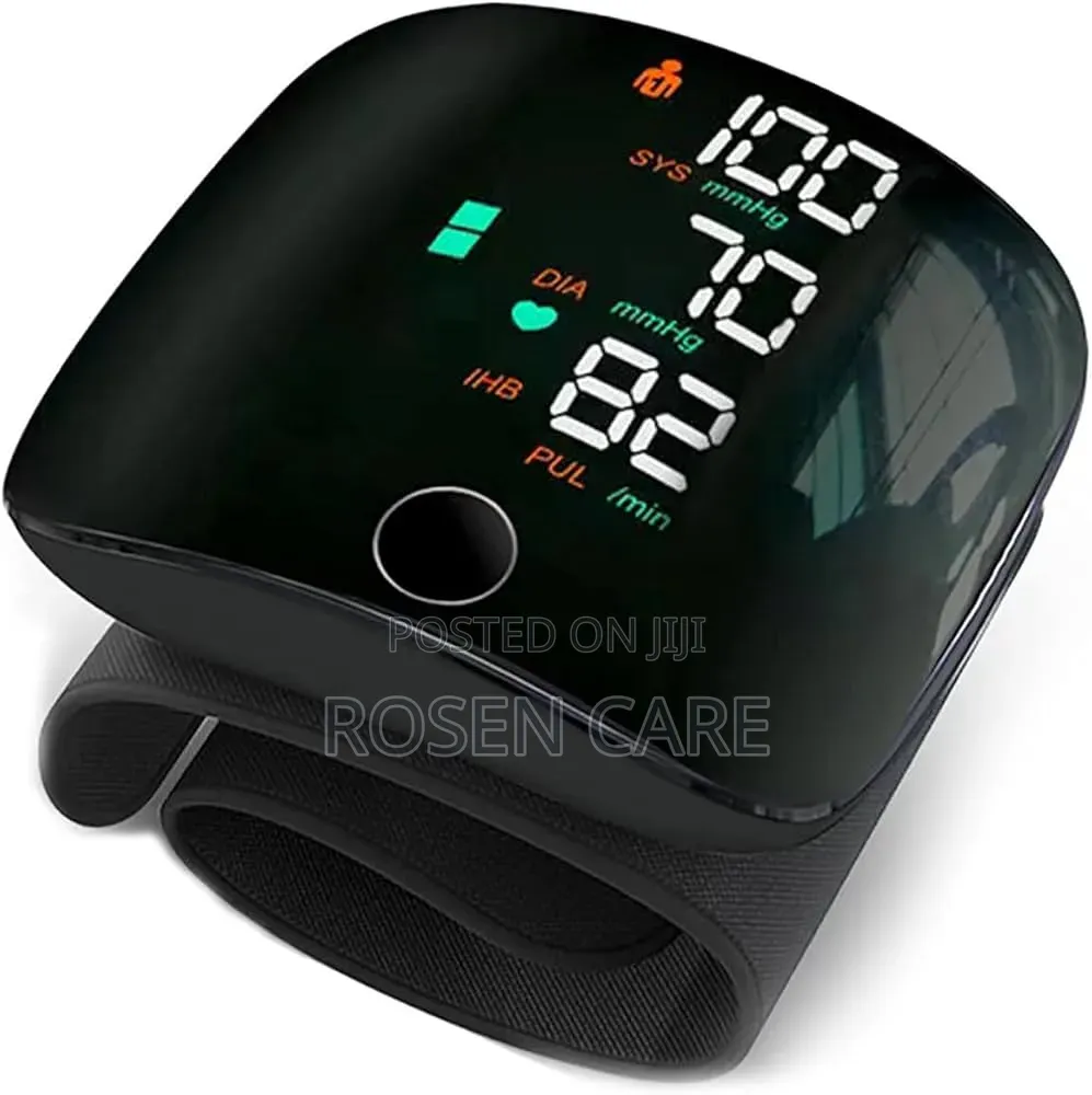 Portable Wrist Blood Pressure Monitor Bp Machine Sphygmomanometer