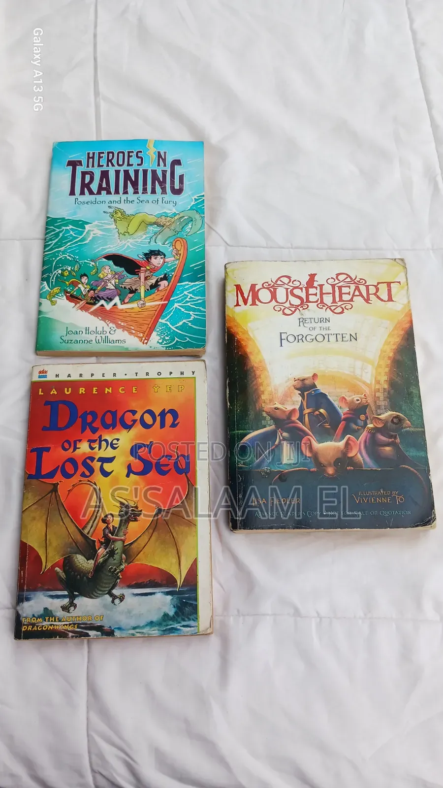 Children's Fantasy Book Bundle – 3 Books (Used, Good Condition)