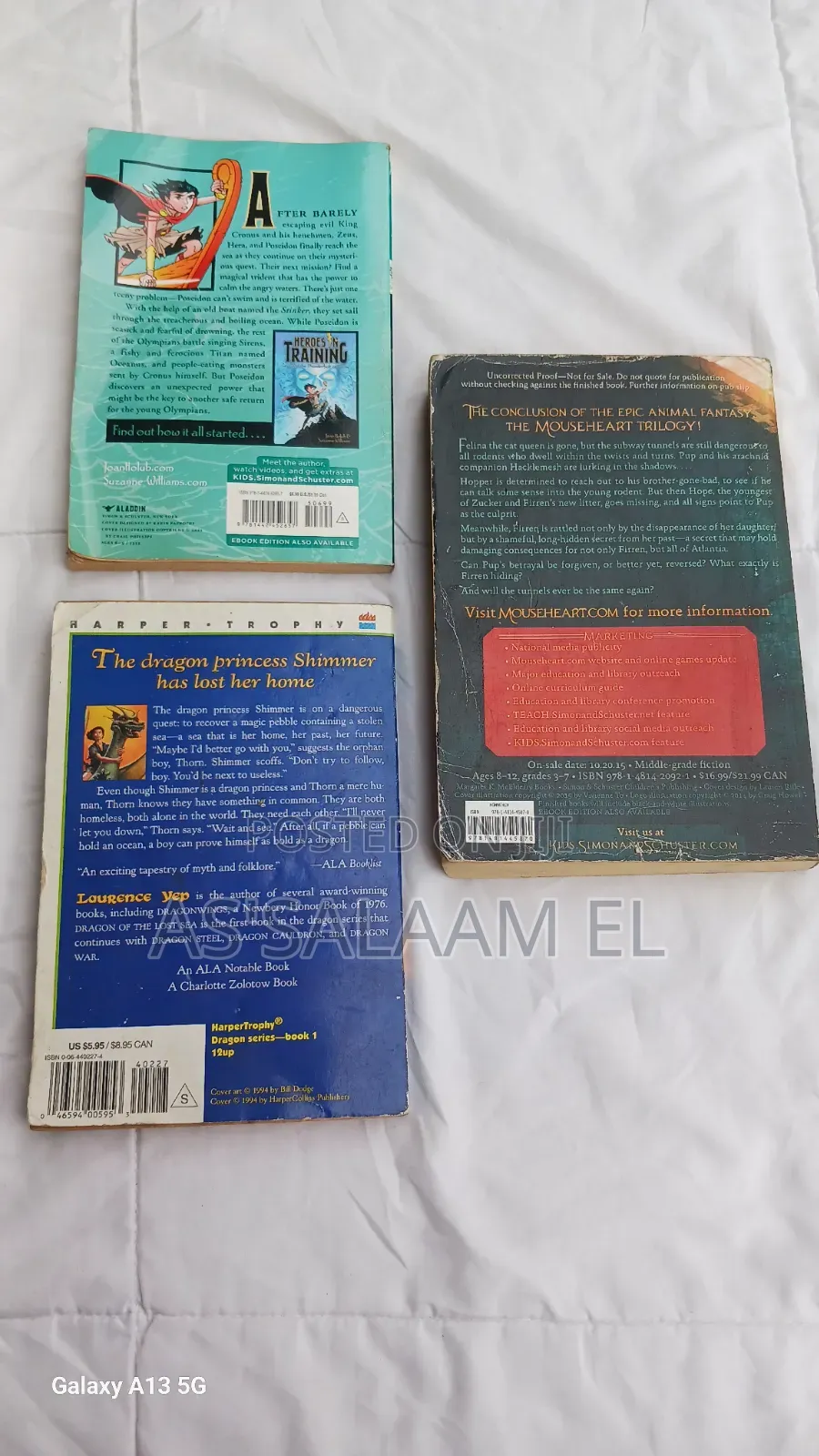 Children's Fantasy Book Bundle – 3 Books (Used, Good Condition)