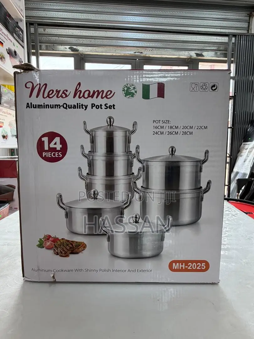 Aluminum Quality 14pcs Pot Set