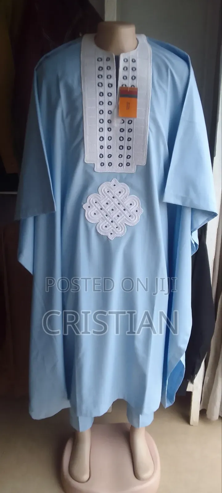 Luxurious Men's 3 Pieces of Agbada Set