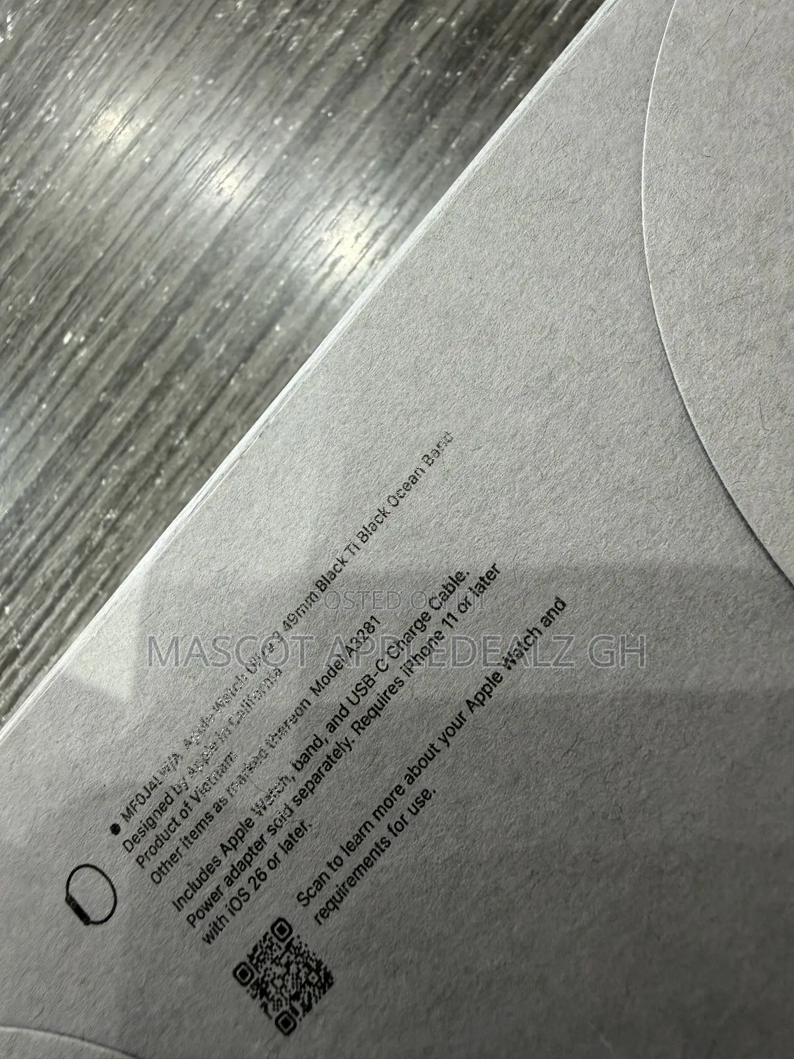 Apple Watch Ultra 3 Black Titanium