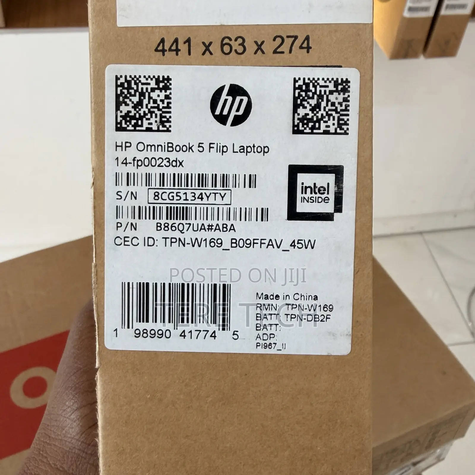New Laptop HP OmniBook 5 Flip 16GB Intel Core 7 SSD 512GB