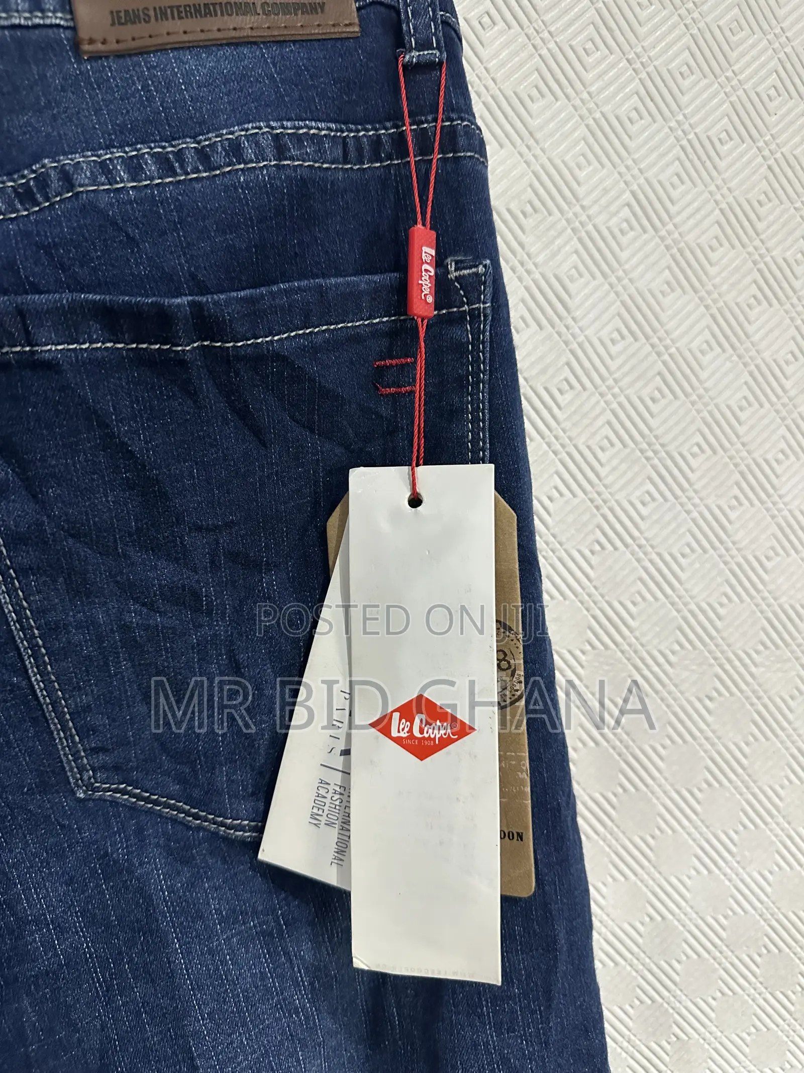 Lee Cooper Men’s Dark Blue Stretch Jeans – Size 36, New With Tags