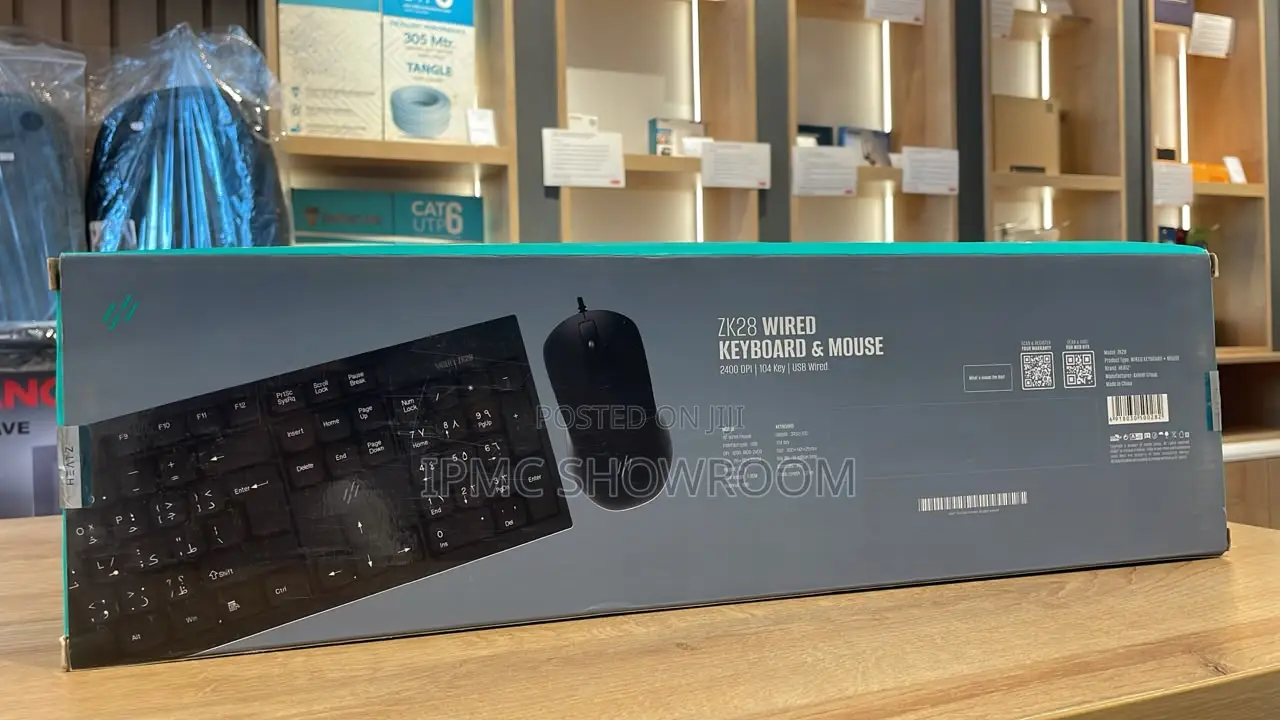 Heatz Zk28 Wired Keyboard Mouse