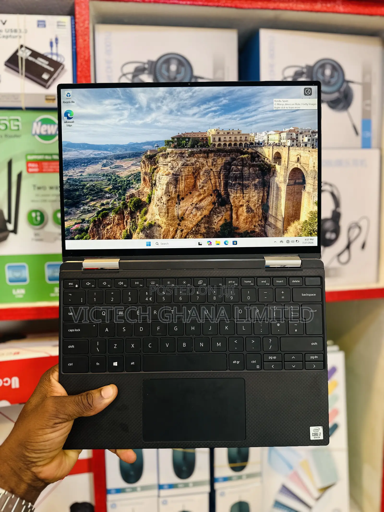 Laptop Dell XPS 13 7390 2-in-1 16GB Intel Core i7 SSD 512GB