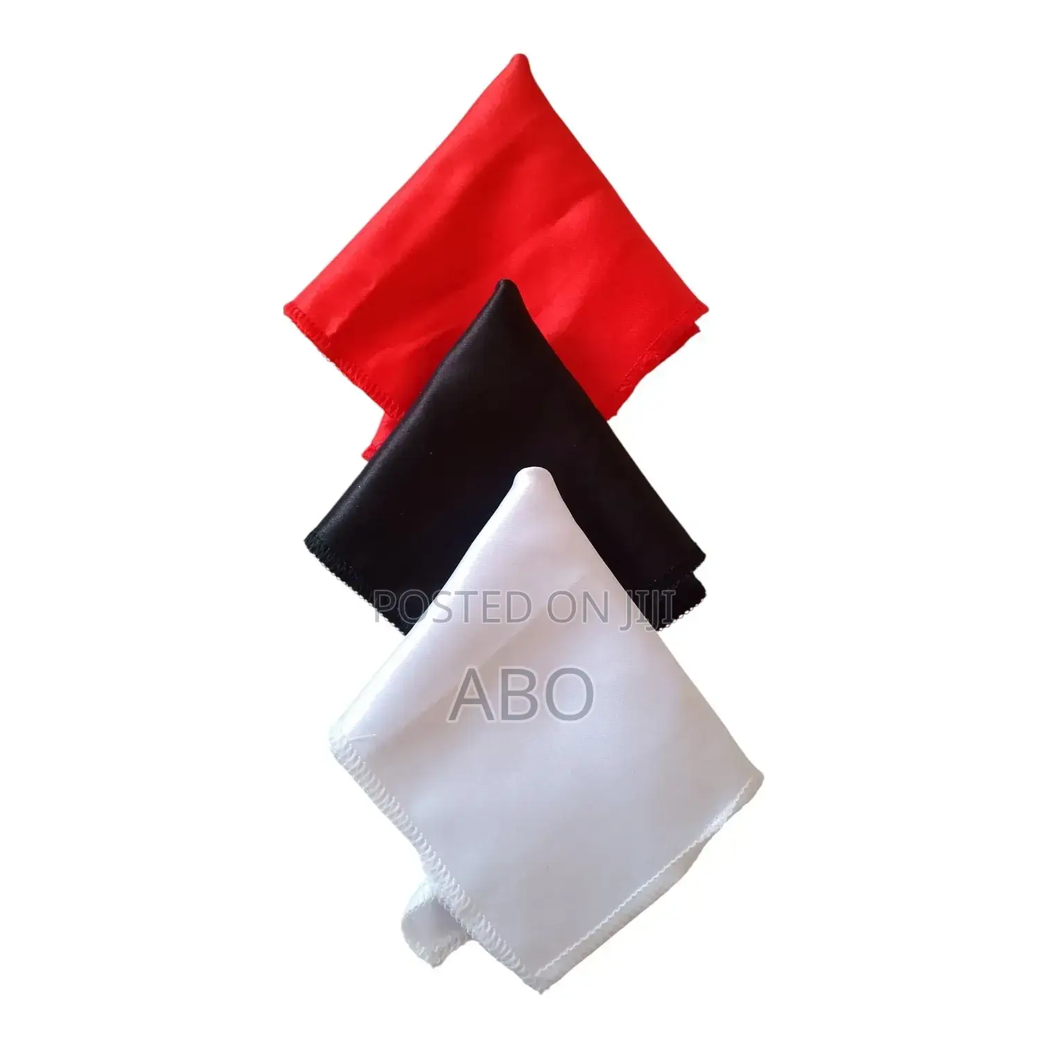 Bow Tie- 1x Red and 1x Black With 3x Handkerchief
