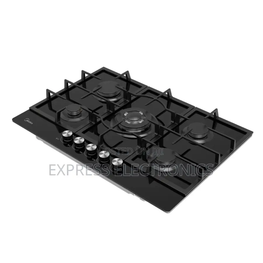 Midea Built-in Gas Hob, 5 Burners, Black MG90GQ095AL1B-BS