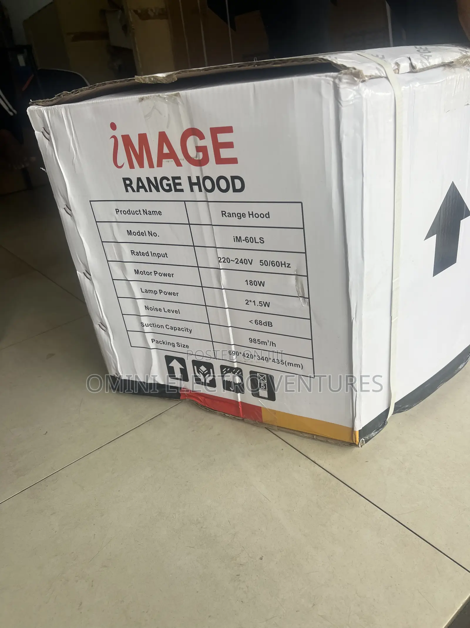 Hand Sensor 60/60 Kitchen Heat Extractor