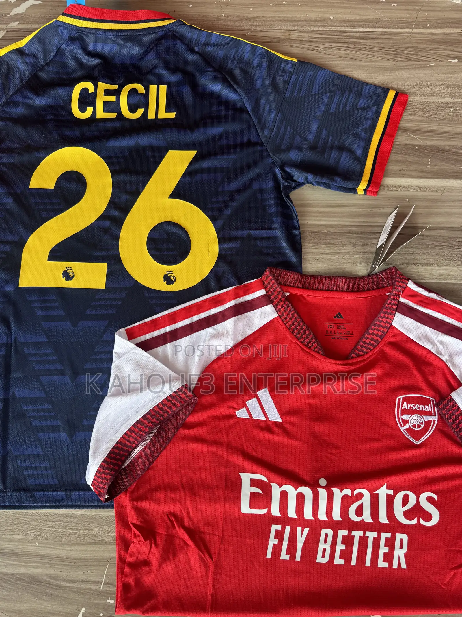 Customized Arsenal Home and Away Jersey Available