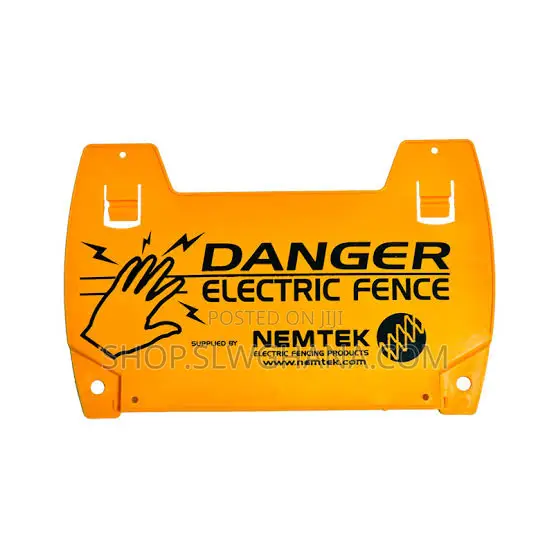 Electric Fence Warning Sign