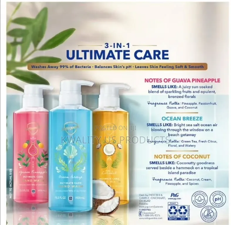 Safeguard Ultimate Care Hand Wash - 3 Pack