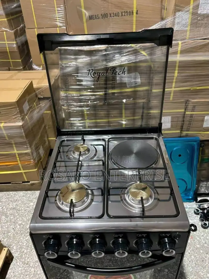 Royal Tech 50x50 3 Gas 1 Electric Oven and Grill