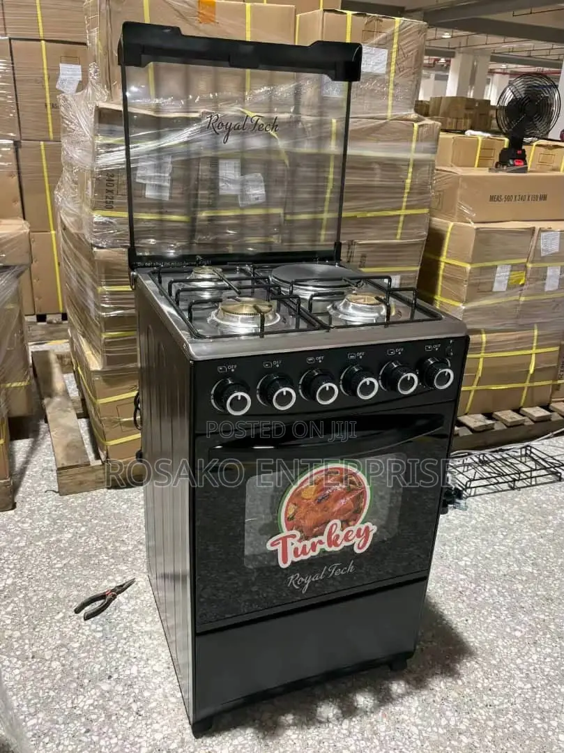 Royal Tech 50x50 3 Gas 1 Electric Oven and Grill