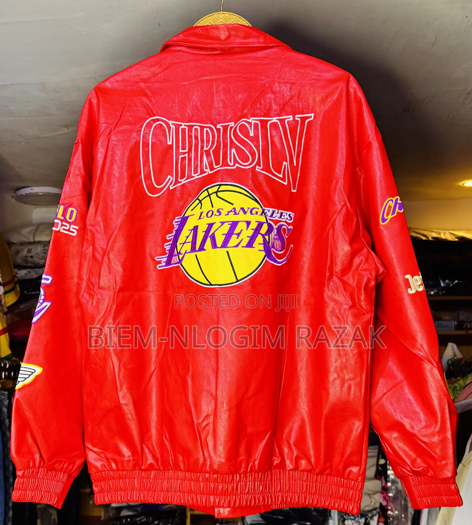 High Quality Lakers Vintage Leather Jackets Available in Stock