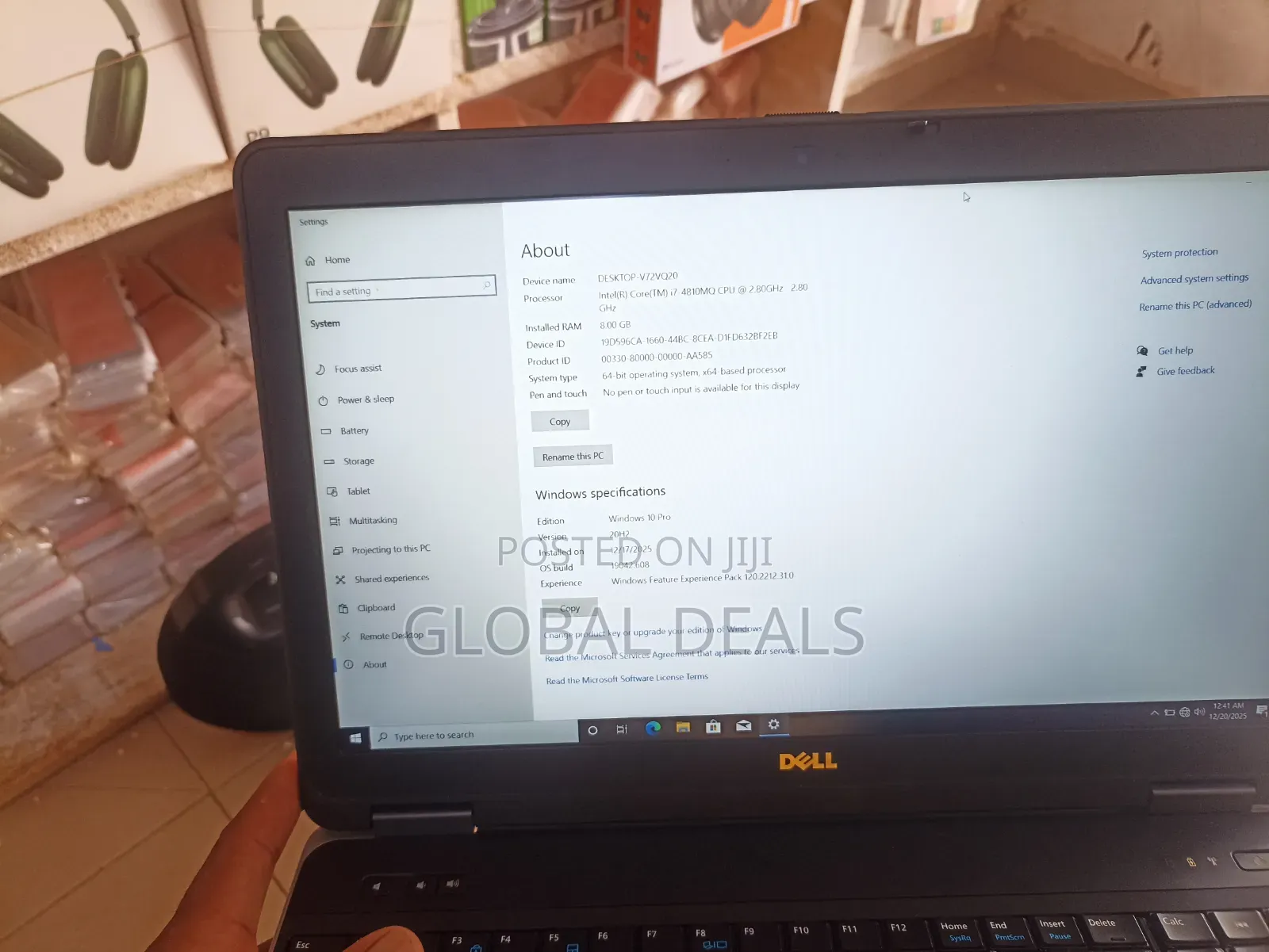 Laptop Dell Precision M2800 8GB Intel Core i7 HDD 500GB