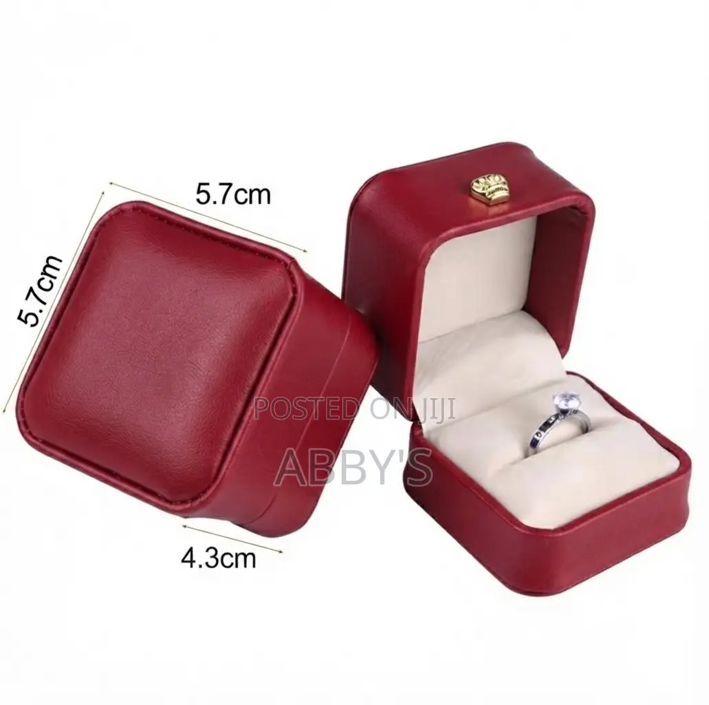The Imperial Scarlet Red Ring Box