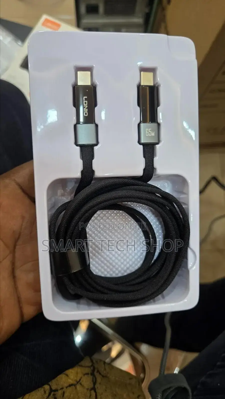 Ldnio LC242C Automatic Power Off USB C to C Cable 65watts