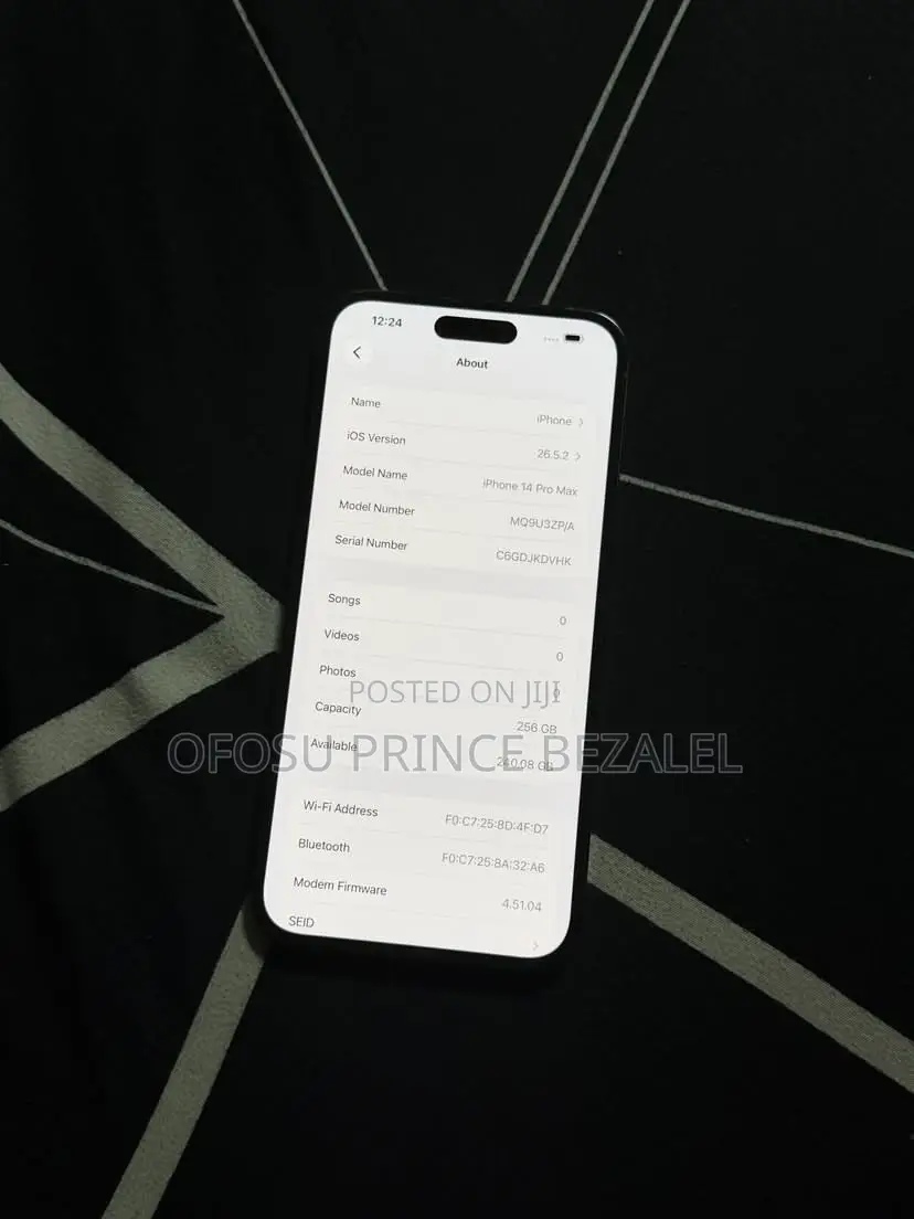 Apple iPhone 14 Pro Max 256 GB Black