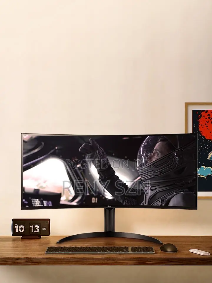 34 Inch Smart Monitor WQHD Curved Screen 100Hz With webOS
