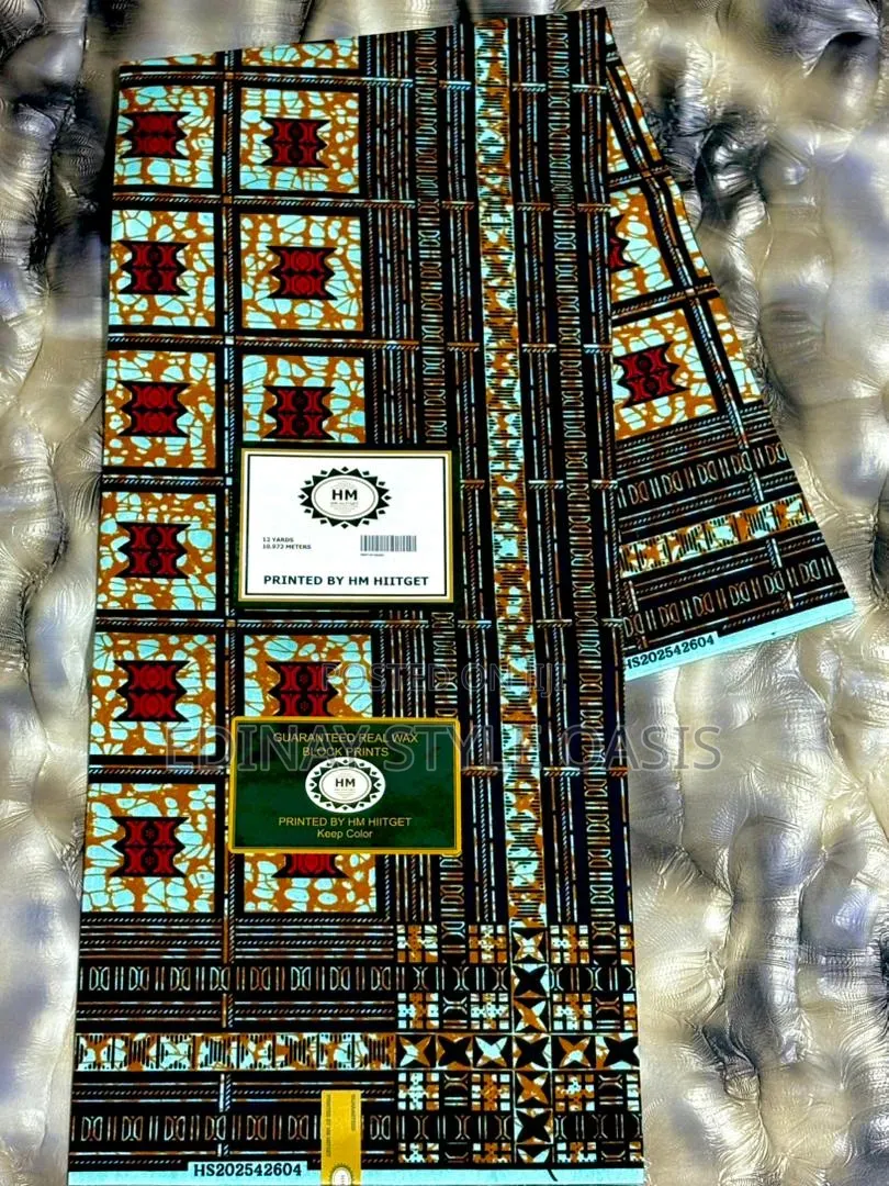 50% Cotton Ankara Fabric for Unisex Outfits