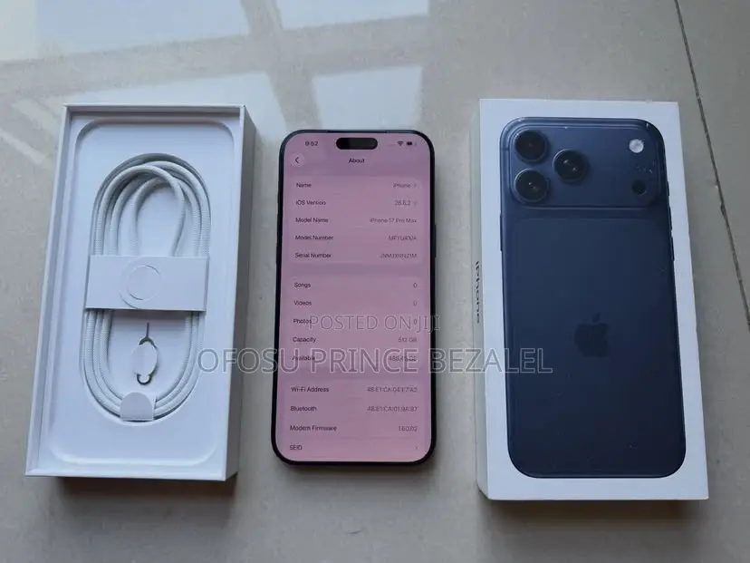 Apple iPhone 17 Pro Max 512 GB Blue