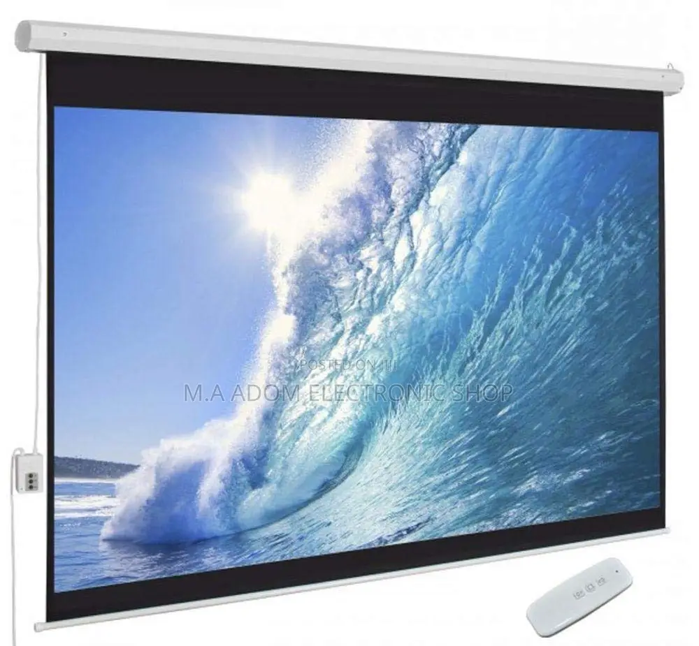 Electric 300cm X 300cm Projector Screen
