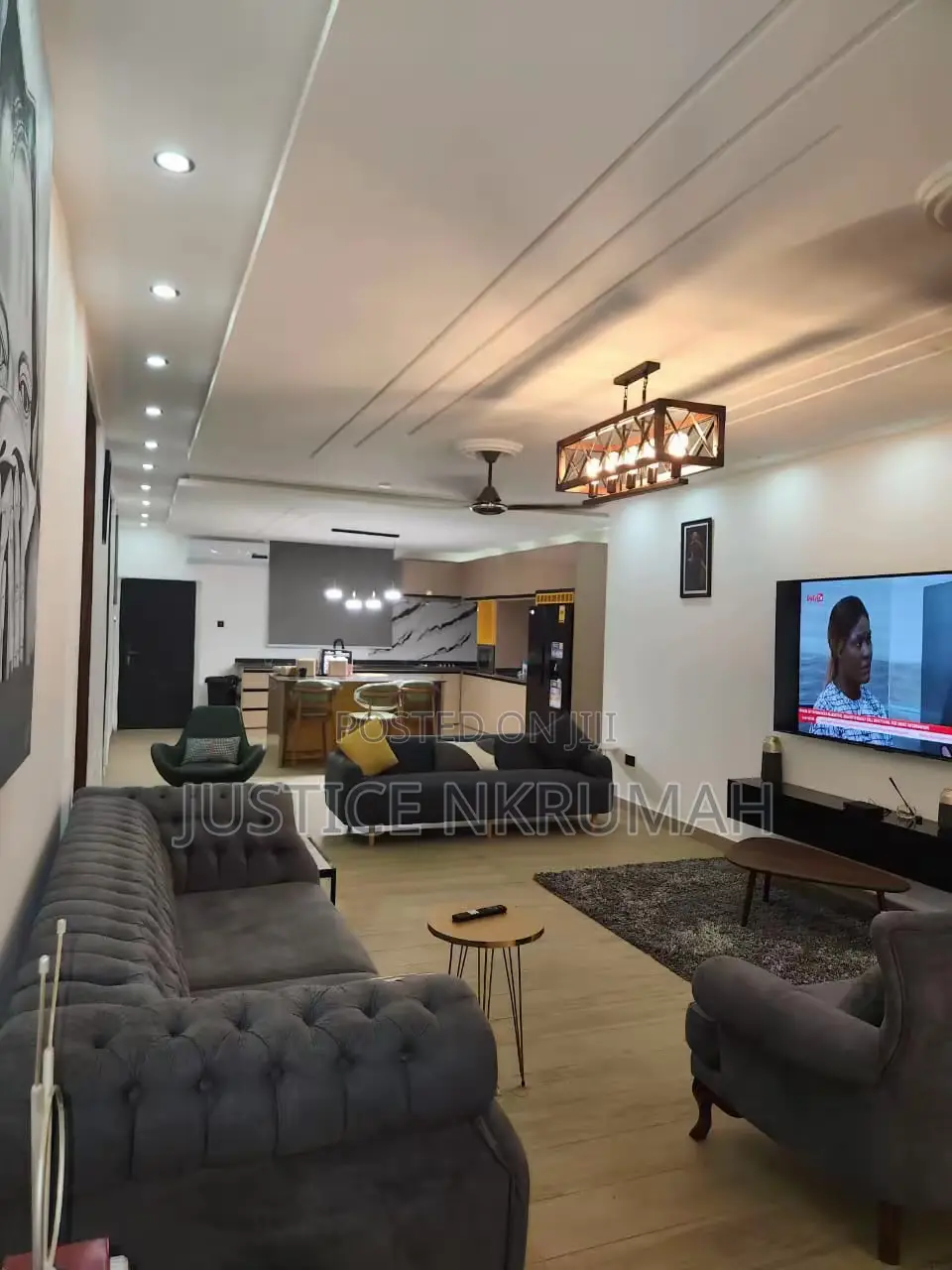 Furnished 2bdrm Apartment in Mr Justice Estates, Achimota for rent
