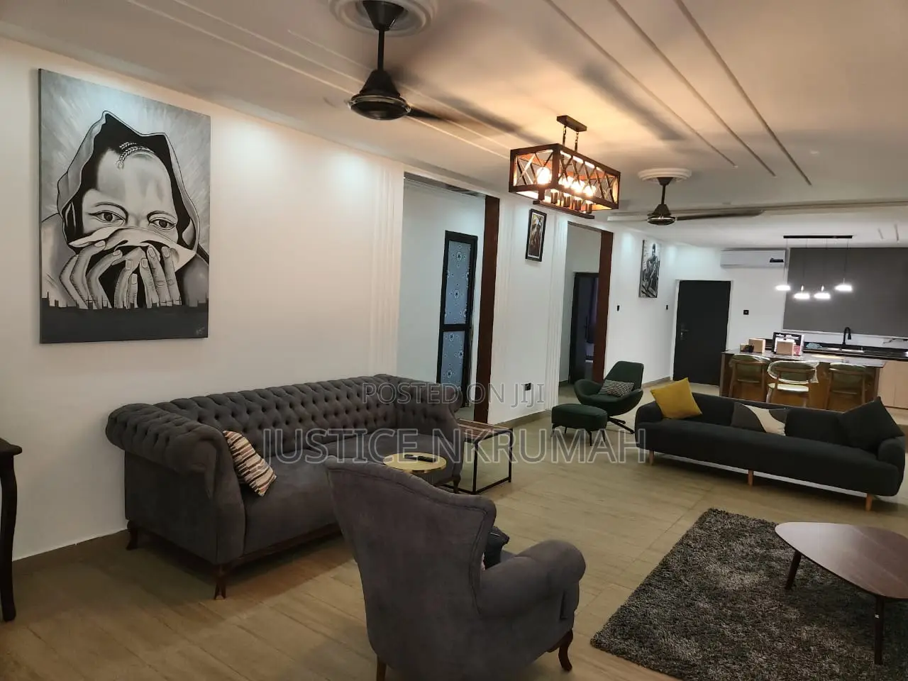 Furnished 2bdrm Apartment in Mr Justice Estates, Achimota for rent