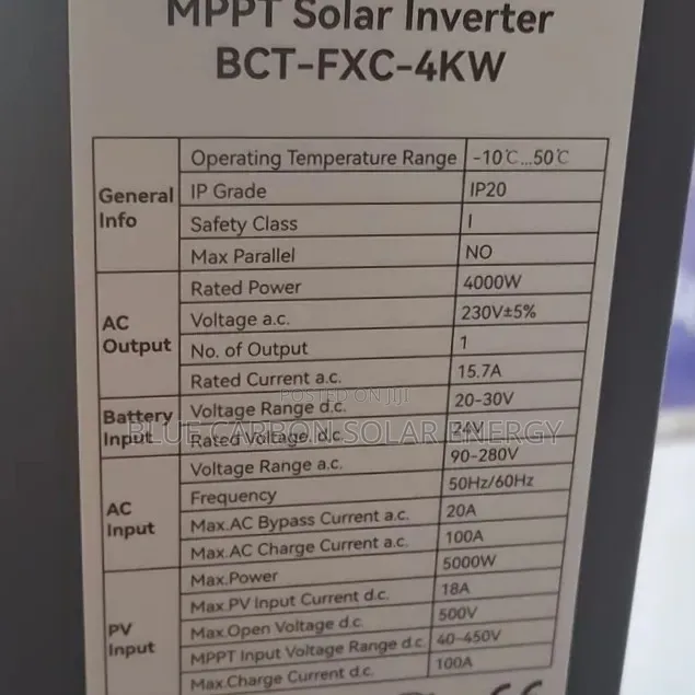 BCT-FXC-4kw Inverter