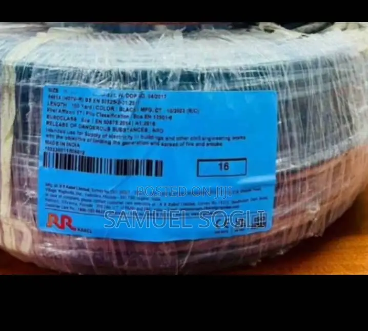 16mm Electrical Cables RR