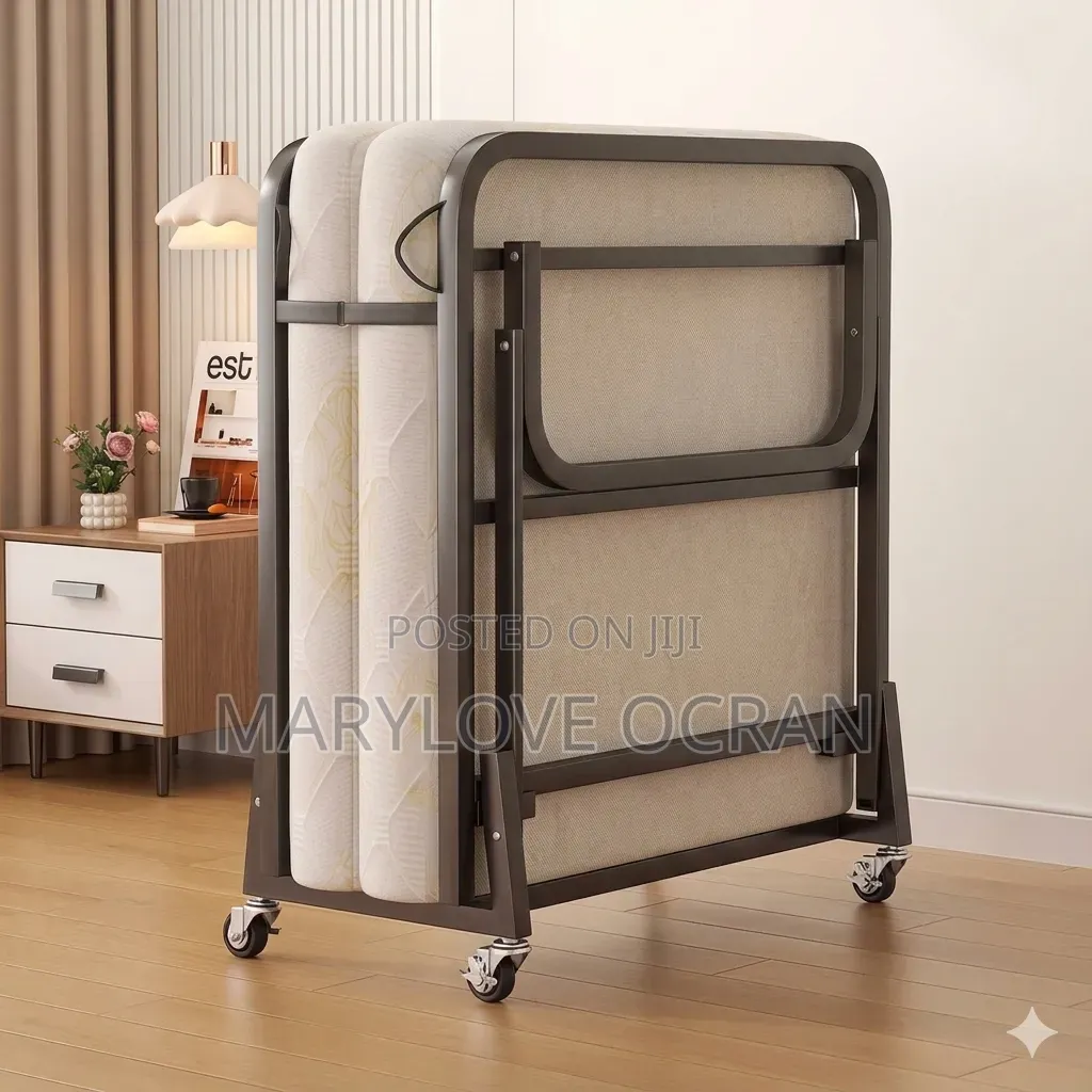 Extra Thick Designs Foldable Bed Plus Mattress