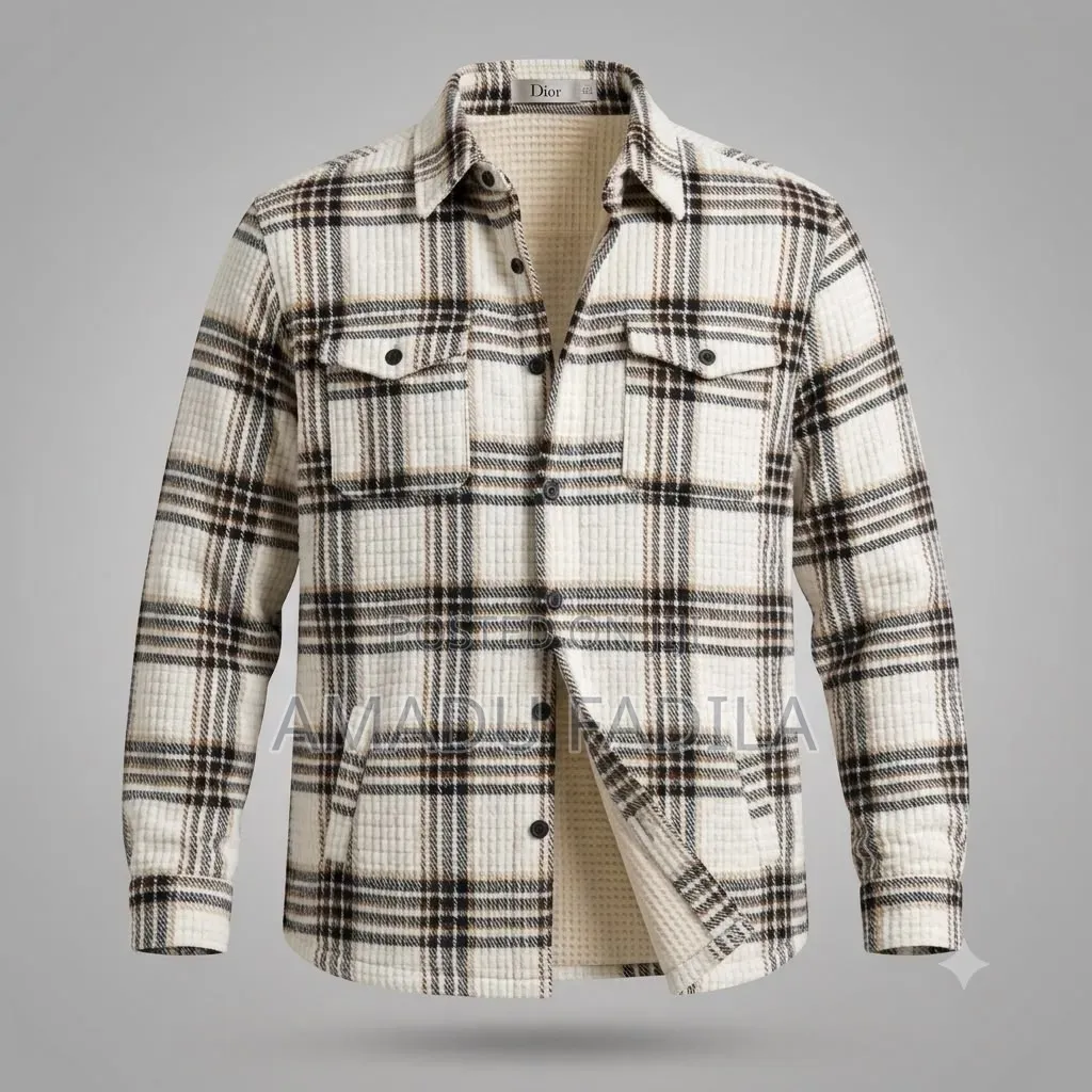 ZARA Heavy Check Long Sleeve Shirt