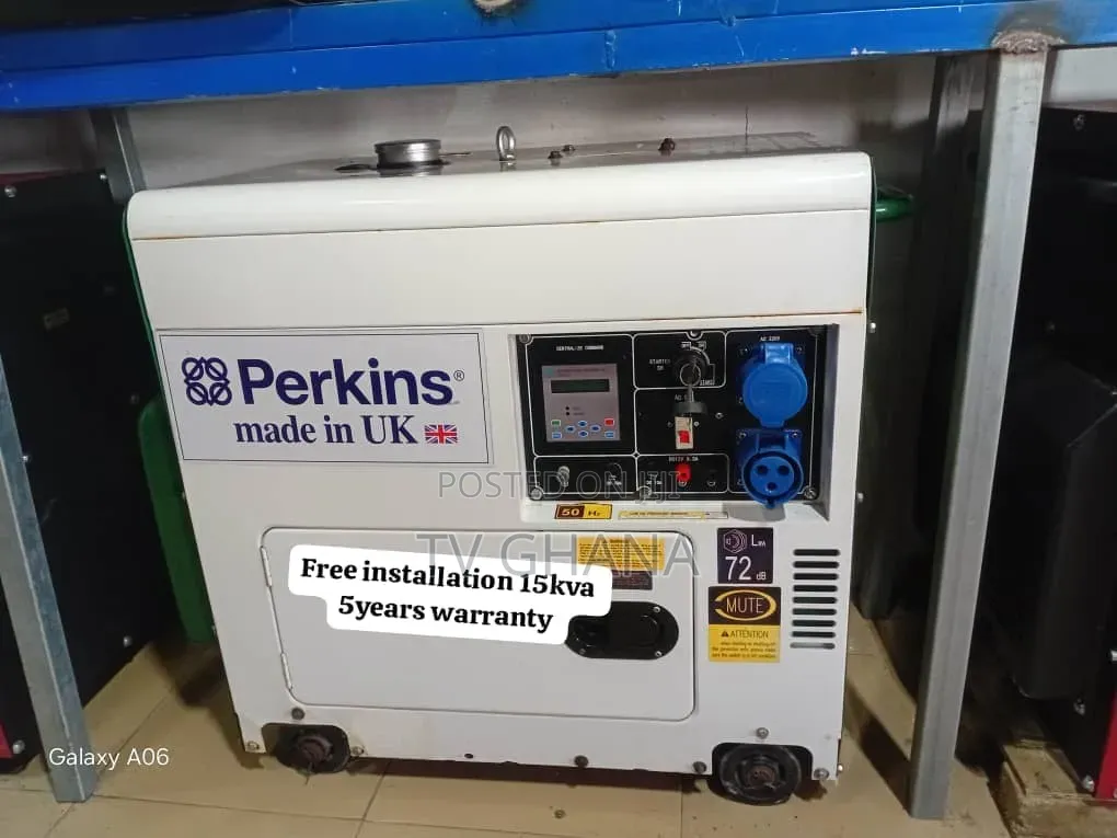 Perkins 15kVA 16.5kW Silent Diesel Generator – Brand New15kva