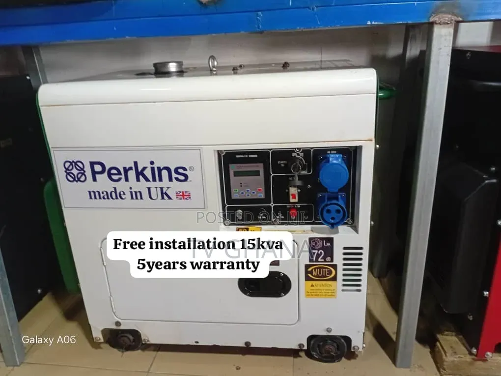 Perkins 15kVA 16.5kW Silent Diesel Generator – Brand New15kva