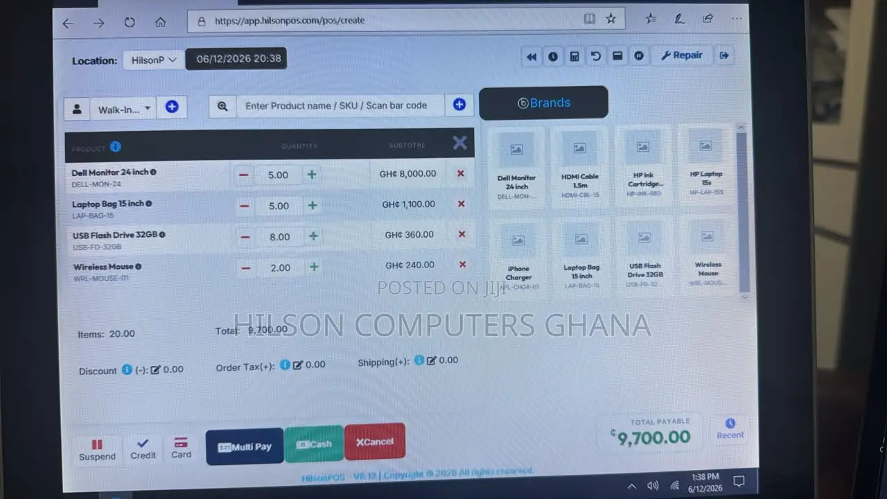 HilsonPOS — Point of Sale & Inventory Software for Shops