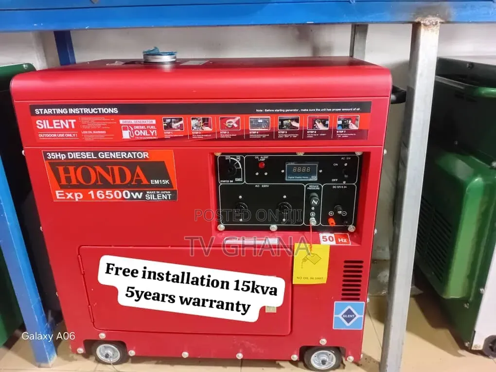 Honda 15kVA Fuel-Saving Diesel Generator – Powerful Dependable15kva