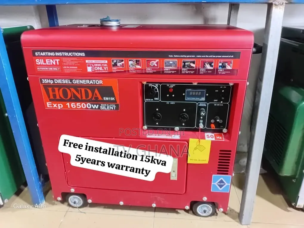 Honda 15kVA Diesel Generator – Trusted Quality, Maximum 15kva
