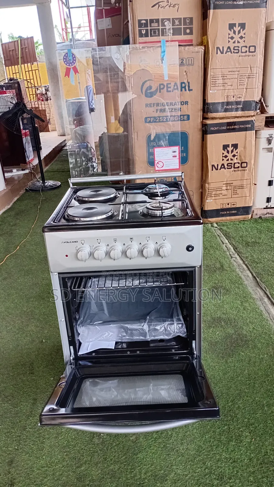 Brand New Volcano 2+2 Burner Cooker – Auto Ignition
