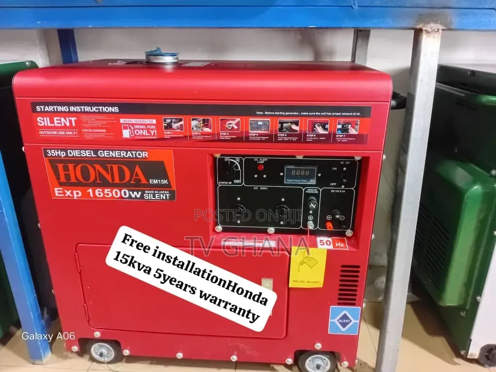 Honda 15kVA Generator Set – Reliable Industrial Power Solution15kva