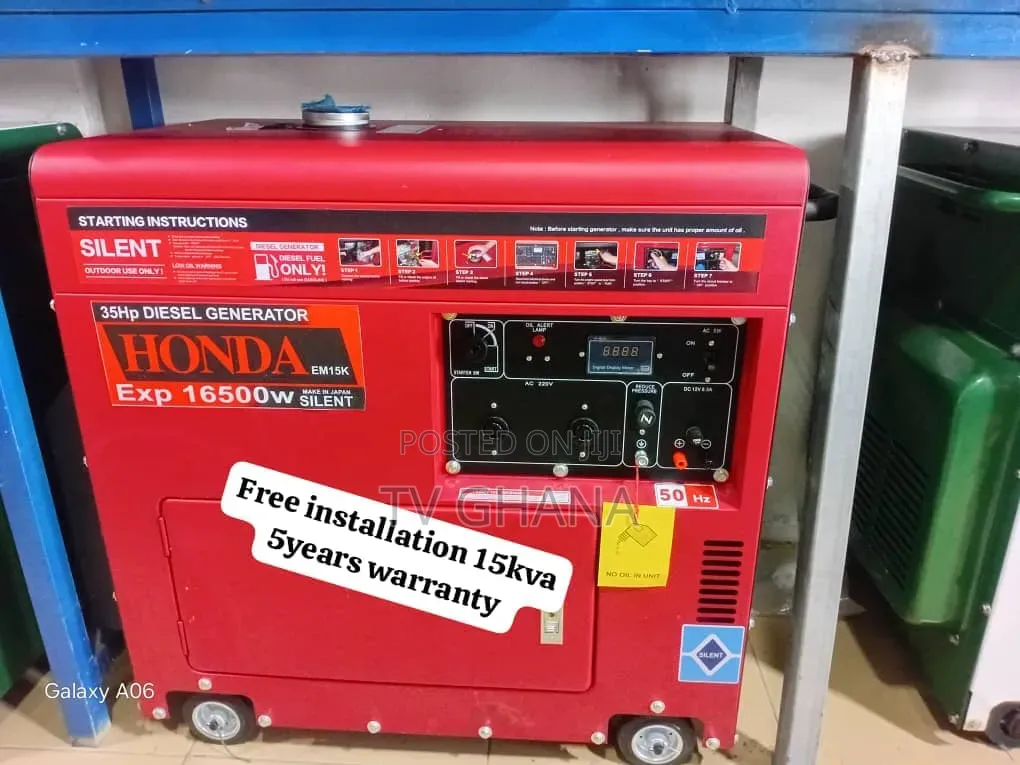 Honda 15kVA Generator Set – Reliable Industrial Power Solution15kva